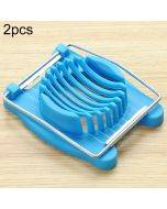 Two pieces of multifunctional stainless steel egg Century egg slicer fancy valve splitter kitchen supplies egg cutting tools