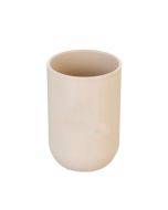 Simple Cute Brushing Cup Couple Plastic Mouthwash Cup, Pattern:Pure Color(Light khaki)