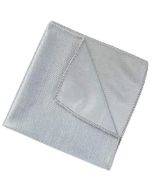 Ultra fine fiber glass wiping scratch free cleaning cloth Grey