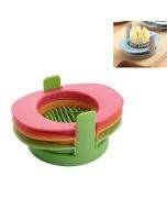3 in 1 Multifunctional Egg Cutter Half-cut Egg Tool(Colorful)