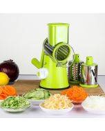 Multi functional manual fruit and vegetable slicer, carrot and potato slicer, stainless steel blade salad shredder, color random sending