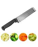 2 professional potato slicers with stainless steel wave knives for sale