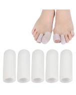 5 pieces sold, corns and toes covers, finger and toe care covers, colors shipped randomly, style: closed L