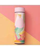 Macaroon Intelligent Temperature Measurement Stainless Steel Vacuum Flask Cup(Soot Grey)