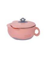 SSGP Stainless Steel Children Complementary Food Insulation Tableware, Specification: Water Bowl (Orange)