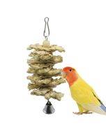 Parrot Toy Straw Corn Husk Skewers Bite Swing