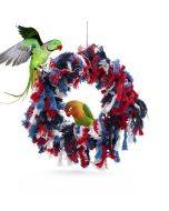 Bird Chew Toy Parrot Swing Cotton Rope Ring Swing Cotton Ring, Specification: 400g