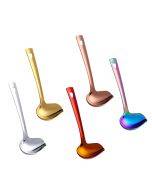 304 Stainless Steel Oil Spoon Thickened Soup Spoon Pouring Sauce Spoon