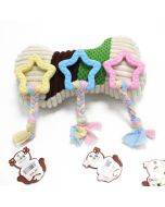 Pet toys TPR bite resistant dog supplies cotton rope cloth strip toys