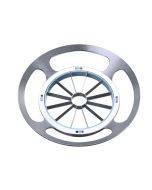 Stainless Steel Round Apple Slicer Fruit Divider, Color: 12 Cuts (Blue)