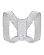Invisible breathable posture corrector with adjustable back corrector, size: S (grey)