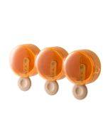 Children Homemade Donut Ice Cream Silicone Mold(Yellow)