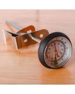 Stainless Steel Hand-brewed Coffee Large Screen Can be Hung Thermometer, Style: Small Plate Black