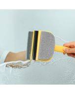 Sanitary Wall Cleaning Brush Bathroom Tile Brush(Yellow)