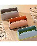 Metal wooden handle pet cat litter cleaning tool, specification: gray base