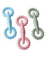 TPR Pet Pull Ring Teething Stick Toy Dog Chew Toy (Lake Blue)