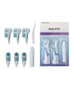 Four sets of dynamic electric replacement toothbrush heads suitable for Ora B 3733 4732 4734