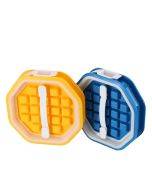 Folding Ice Grid Household Curling Pot Storage Box Ice Block Mold, Style: Diamond