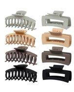 8PCS/Set H 20220322 Scrub Waterproof Drop Resistant Colorful Hair Grabber