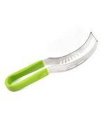 YG-WS03 Stainless Steel Watermelon Clip Easy to Take and Cut Integrated Plastic Handle Hami Melon Fruit Slicer