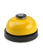 Cat and dog trainer, pet footprint ringer, meal bell, dog intelligence toy (yellow)
