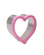 Stainless Steel Sandwiches Bread Cutting Model With Guards Fruits Vegetable Cookie Mould, Size: Large Love(Color Random Delivery)