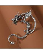 Gothic style earrings, retro elf wings, ear clip, dark punk style demon ear loop