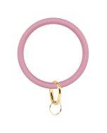 SiB005 large circular silicone bracelet keychain outdoor sports silicone bracelet