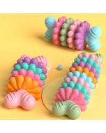 BG5051 pet chew toy, bone-shaped dog molar stick, specifications: 4 petals (green)