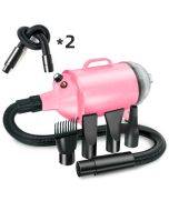 2100W pet suction and blowing all-in-one machine with stepless speed regulation, high-power silent dog beauty hair dryer with vacuum function
