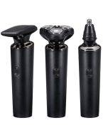Three-in-one multifunctional electric razor, nose hair and sideburn trimmer (English unisex version)