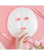 10 packs for sale, beauty salon plastic disposable facial mask, transparent cling film (100 pieces/pack)