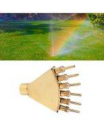 Copper Phoenix Tail Sprinkler Water Landscape Fountain Equipment