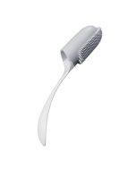 Pet finger toothbrush with handle, dog and cat oral cleaning tool