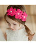 Ribbon diamond headband newborn headband girl flower head children's hair accessories