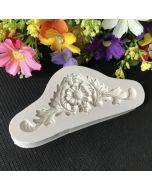 2 PCS Vintage Embossed Fondant Silicone Mold Court Lace Flower Vine DOY Baking Cake Tool(Gray)
