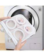 Nylon Laundry Bag Shoe Wash Trainer Sports Sneaker Tennis Boots Laundry Mesh Washing Bag