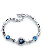 Crystal Water Diamond Heart shaped Bracelet Bracelet