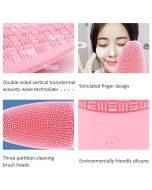 Aire AE-618 Electric Silicone Facial Cleanser Face Cleaner Ultrasonic Vibration Waterproof Face Washer