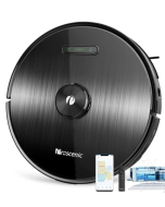 Proscenic M8 Robot Vacuum Cleaner 2 in 1 Vacuuming and Mopping 3000Pa Strong Suction Upgraded Lidar Navigation 3200mAh 120 Minutes Run Time Vboost Technology APP Voice Control - Black